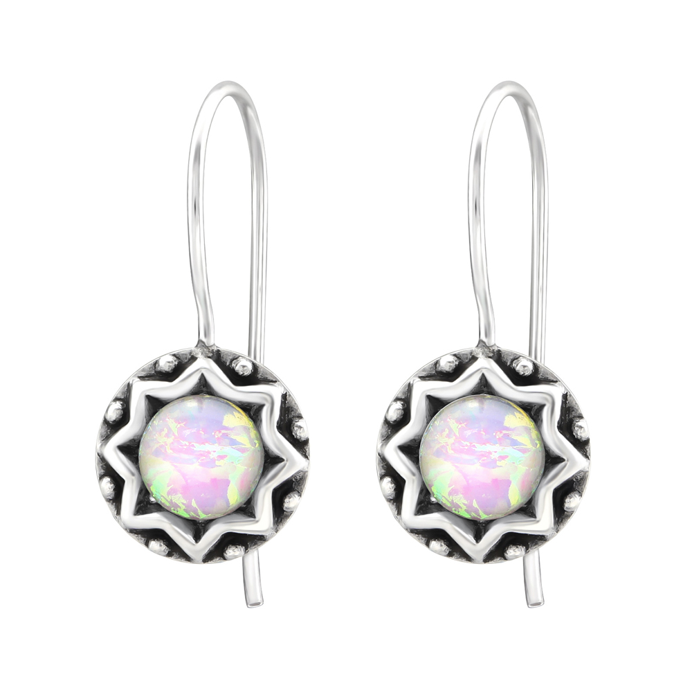 Cercei din argint cu Opal model DiAmanti DIA31223