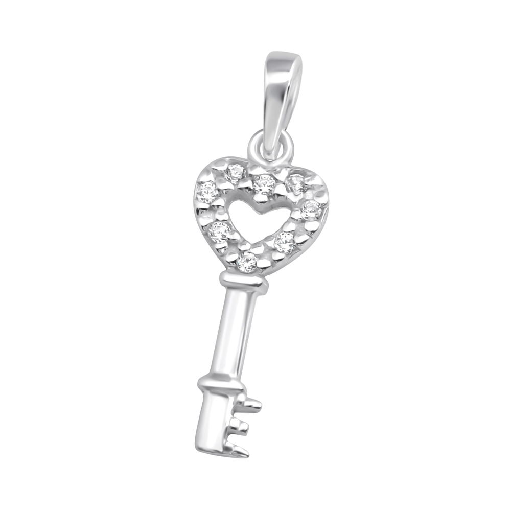 Pandantiv din argint Heart Key DiAmanti DIA37100