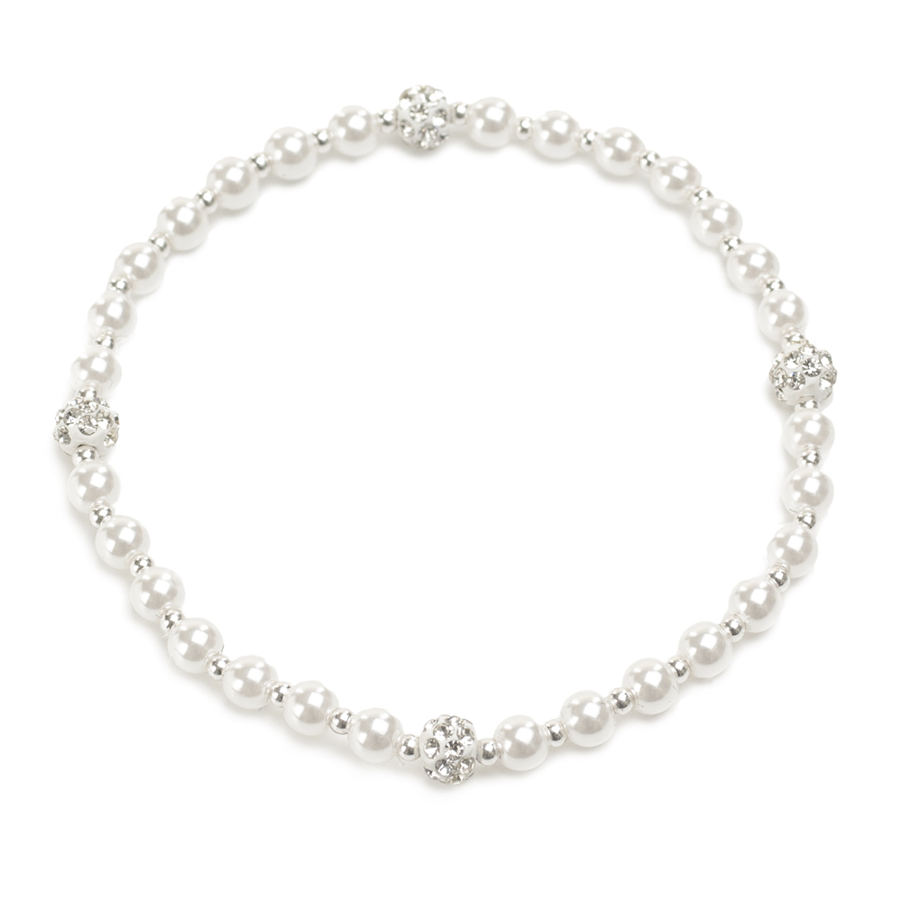 Bratara din argint cu perle si zirconii model DiAmanti DIA39624