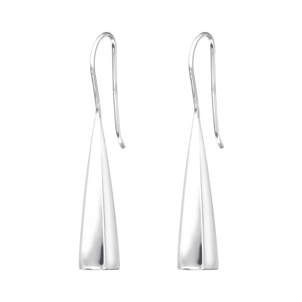Cercei din argint model geometric DiAmanti DIA26636