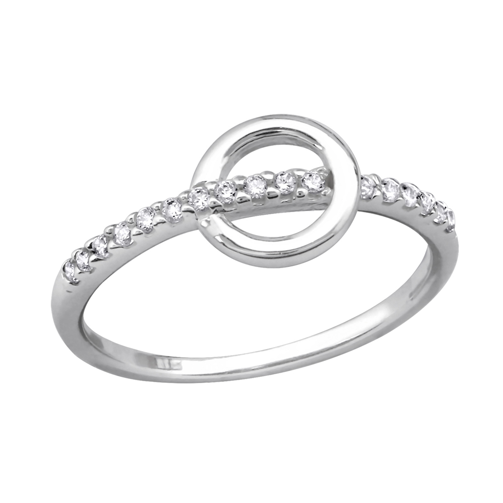 Inel din argint cu zirconii model DiAmanti DIA29445