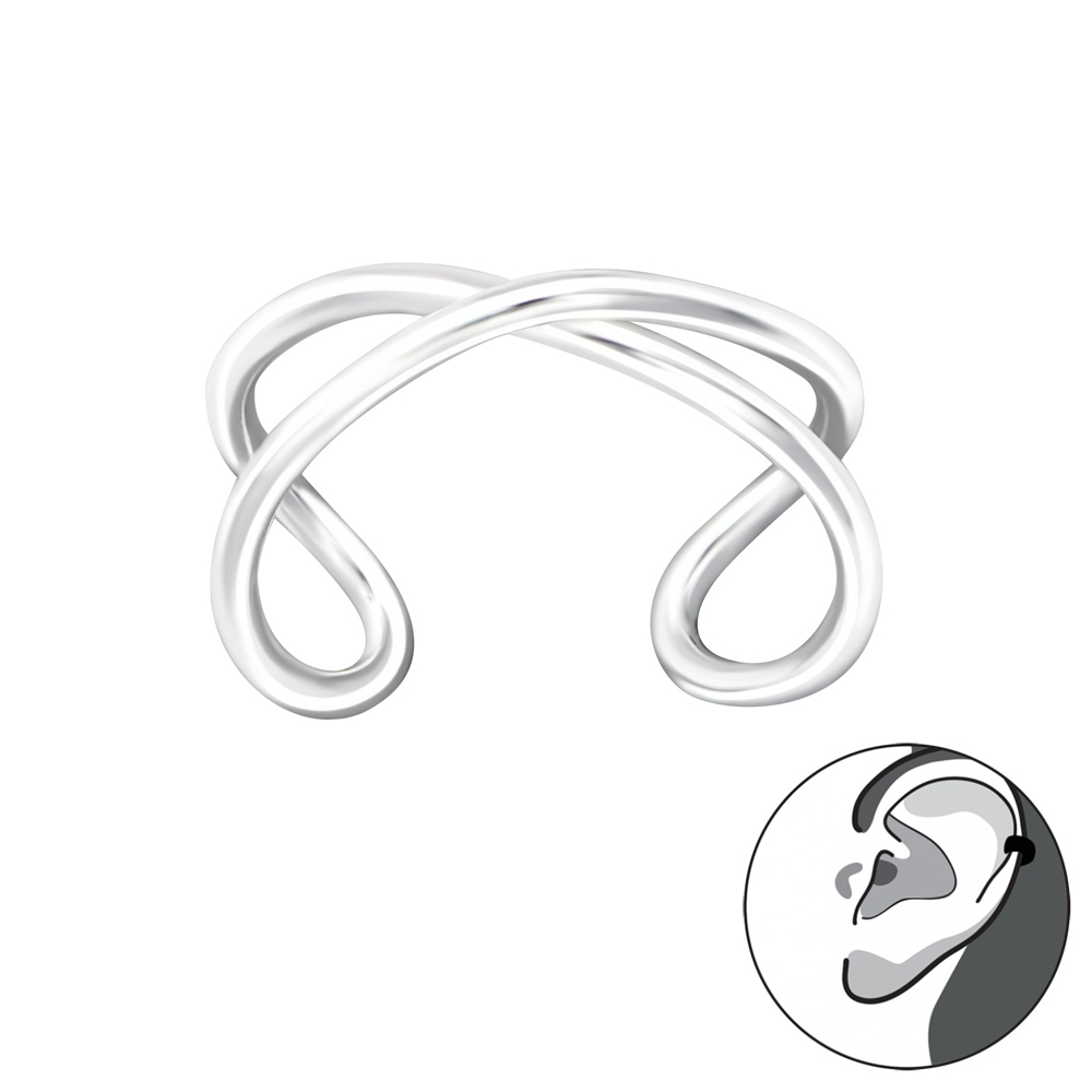 Cercel ear cuffs din argint model DiAmanti DIA36480
