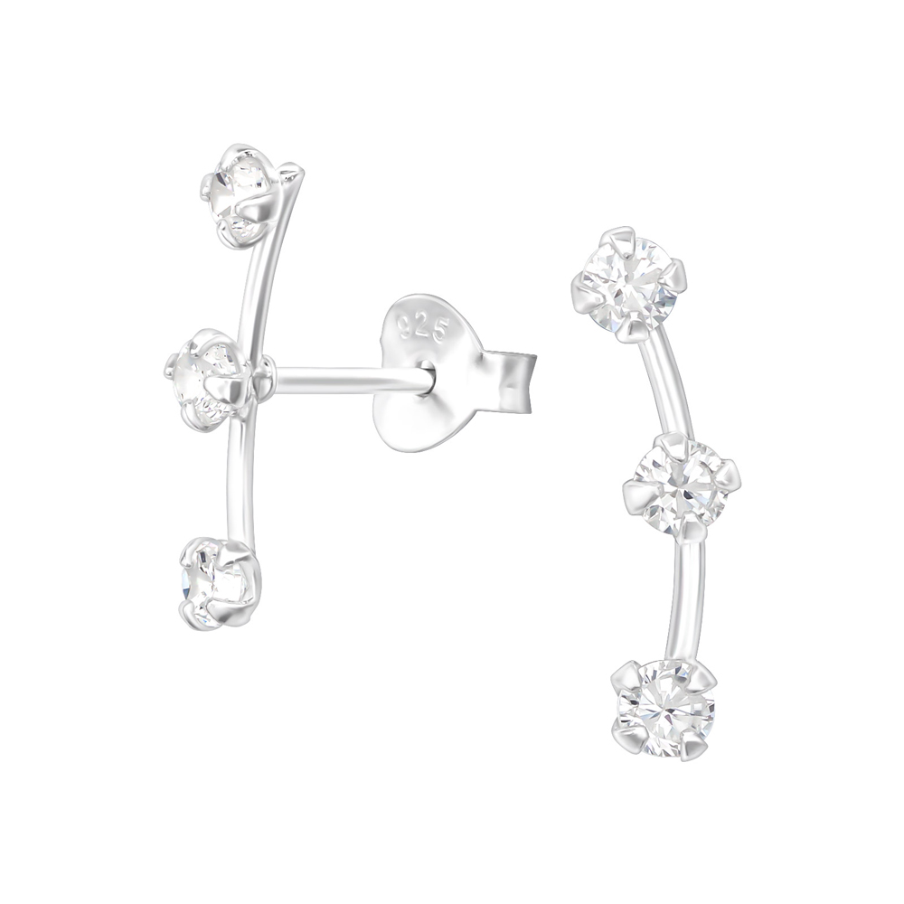 Cercei din argint cu zirconii model DiAmanti DIA39190