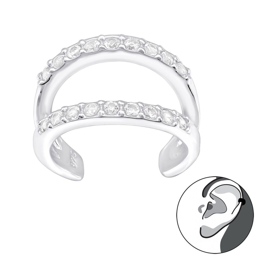 Cercel ear cuffs din argint model DiAmanti DIA40141