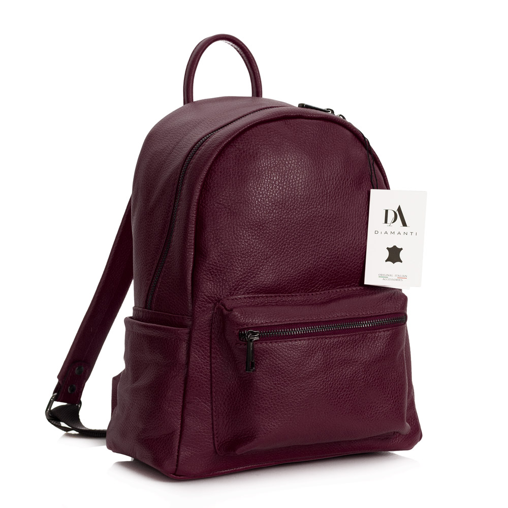 Rucsac din piele naturala DiAmanti Mario Bordo