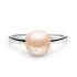 Inel cu perla naturala roz piersica din argint DiAmanti SK21217R-P-G (Argint 925‰ 1,95 g.)